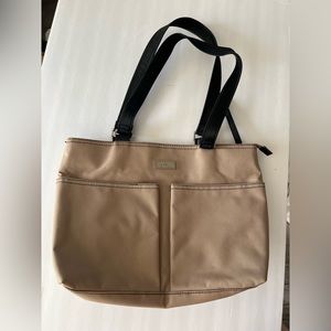 Kenneth kole Reaction tan color purse tote style